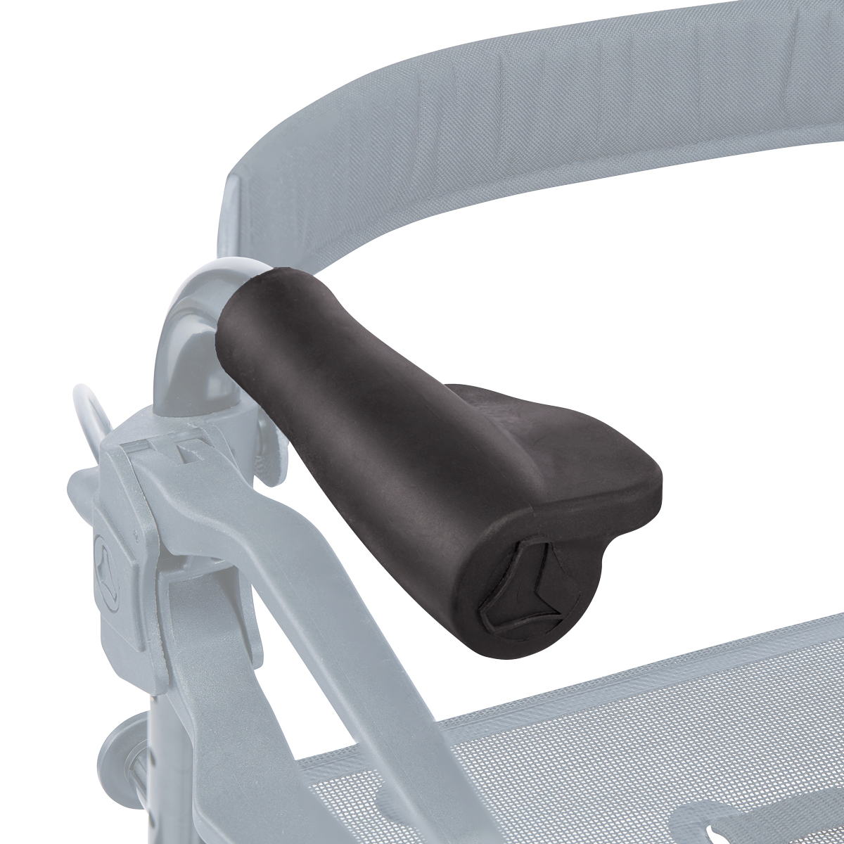 Nahaufnahme eines Handgriffs am Rollator TAiMA M-E