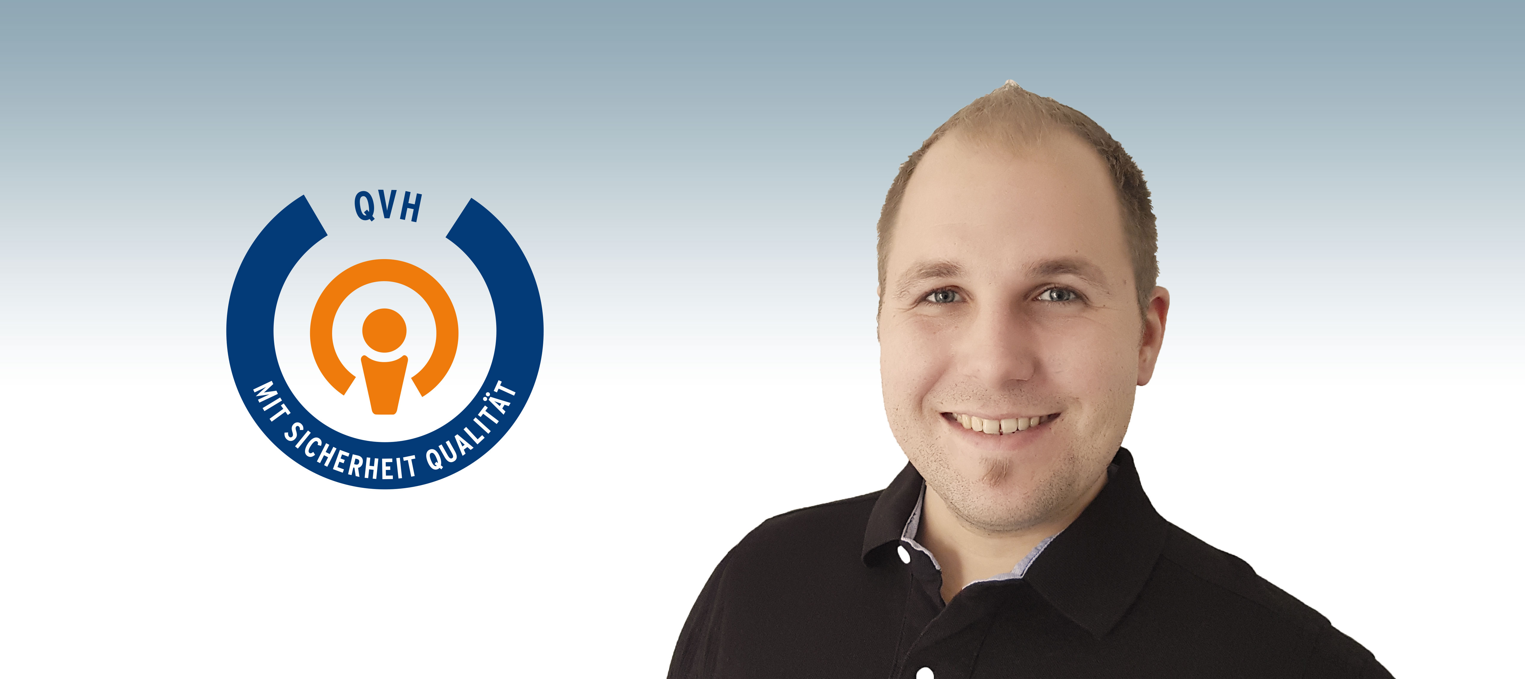Patrick Göllner Portrait von DIETZ-Versorgungsprozessmanager Patrick Göllner als Mitglied des QVH.
