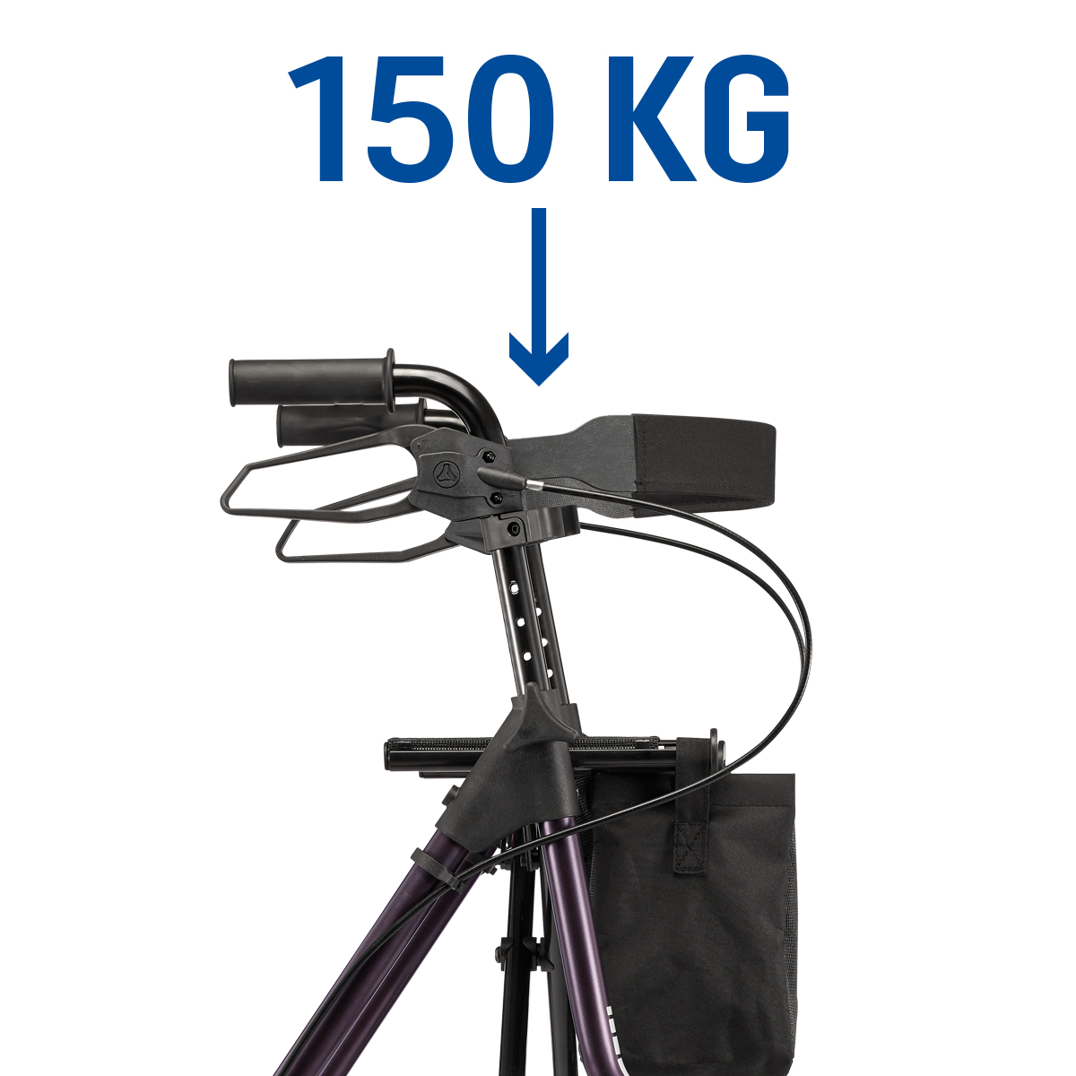 Belastbarkeit Leichtgewicht-Rollator TAiMA 150 Kilogramm